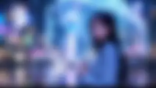 Girl with umbrella in rain — Rain anime wallpaper