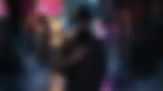 Detective in neon rain alley — Rain anime wallpaper